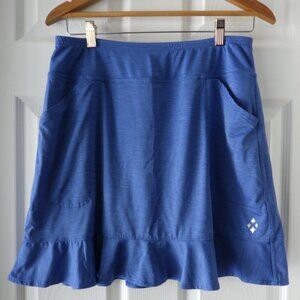 Jofit Skort Women's Activewear Pull On Pleated Golf Pickleball Size Medium Blue